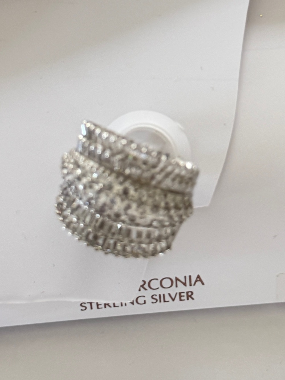 Giani Bernini Silver Multi-Row CZ Statement Ring 6
Cubic Zirconia - Picture 13 of 15